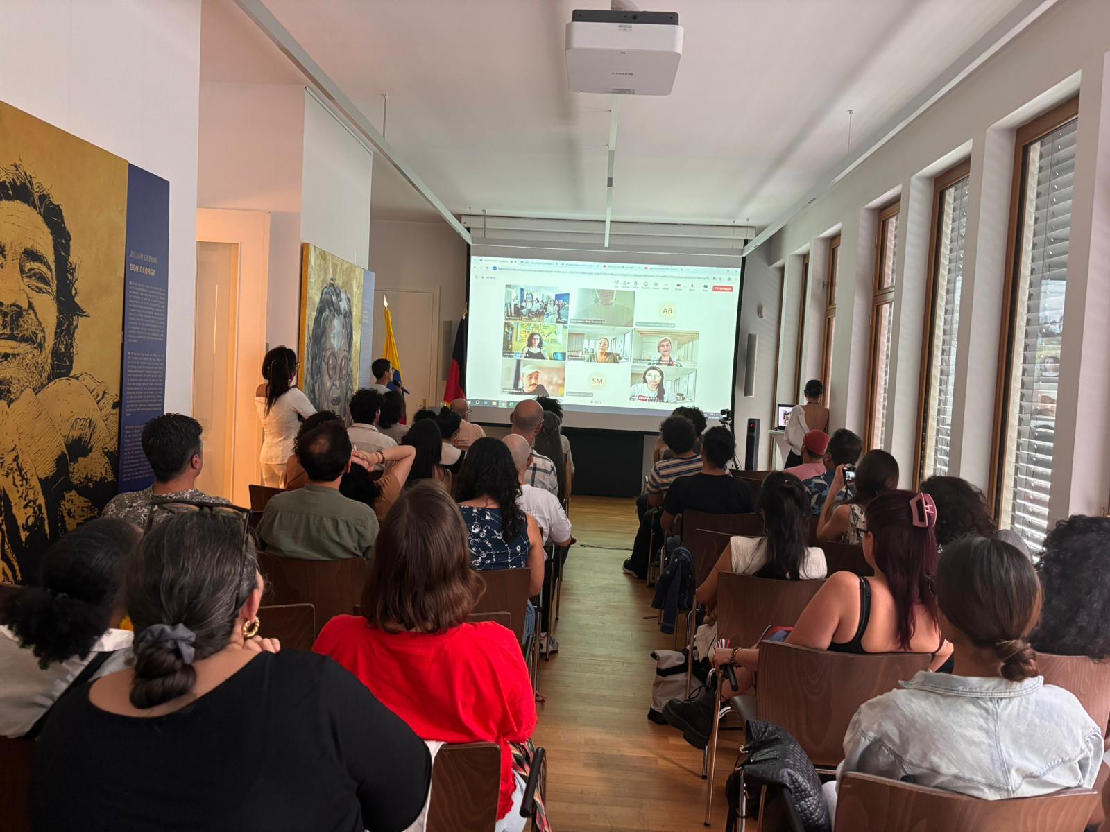 Lanzamiento de la Red Colaborativa de la Diáspora Colombiana en Alemania, del sector cultural, KunstCol