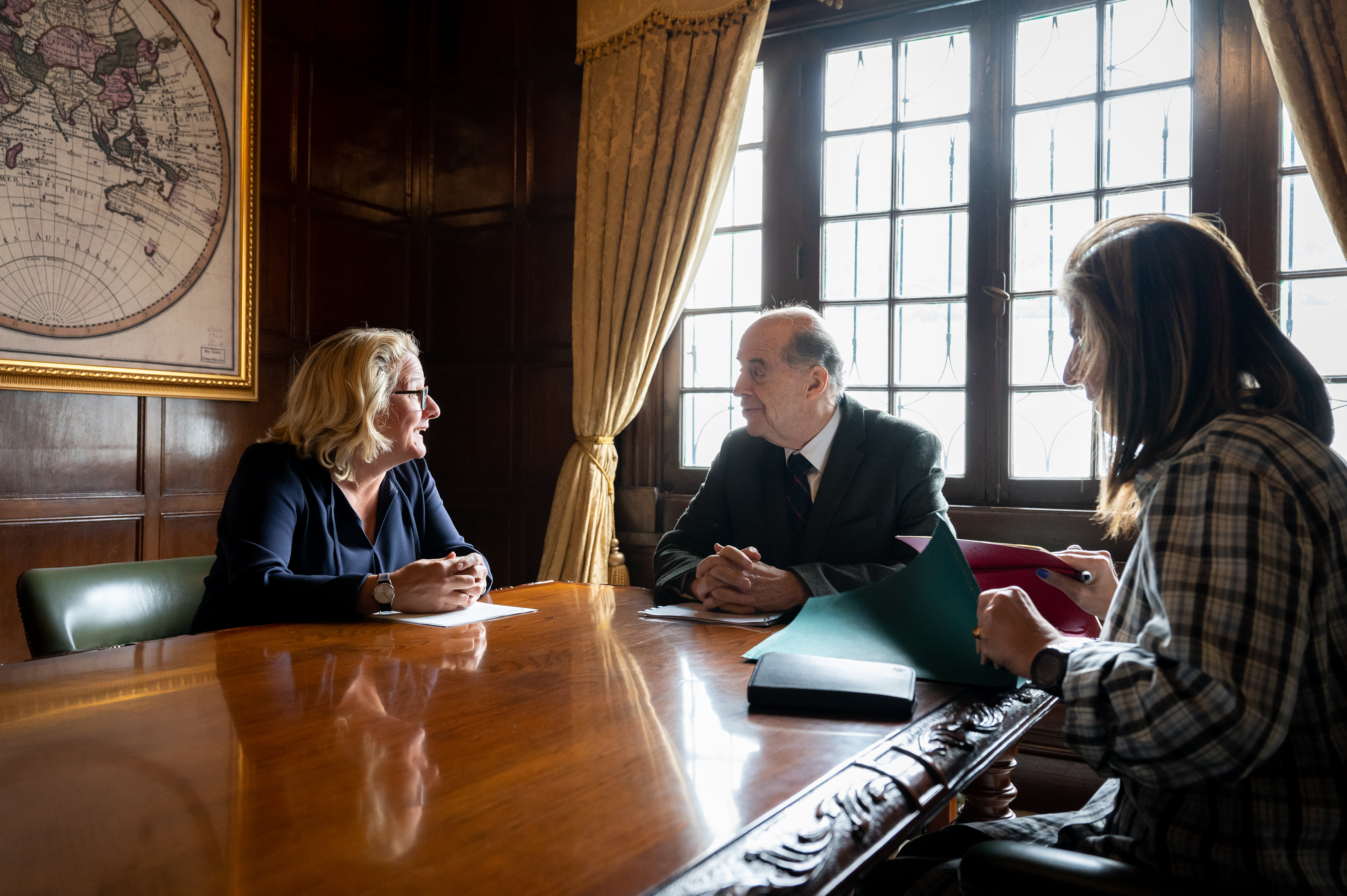 El Ministro de Relaciones Exteriores, Álvaro Leyva Durán, recibió a la Ministra Federal de Cooperación Económica y Desarrollo (BMZ), Svenja Schulze.