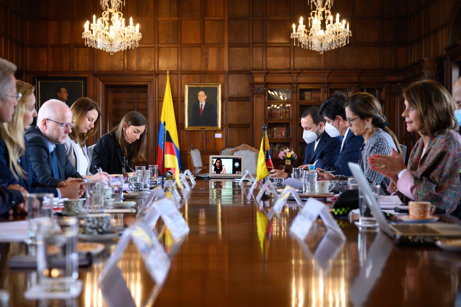 Vicepresidente y Canciller, Marta Lucía Ramírez, se reunió con la presidente de la Policía de Berlín, Barbara Slowik. 