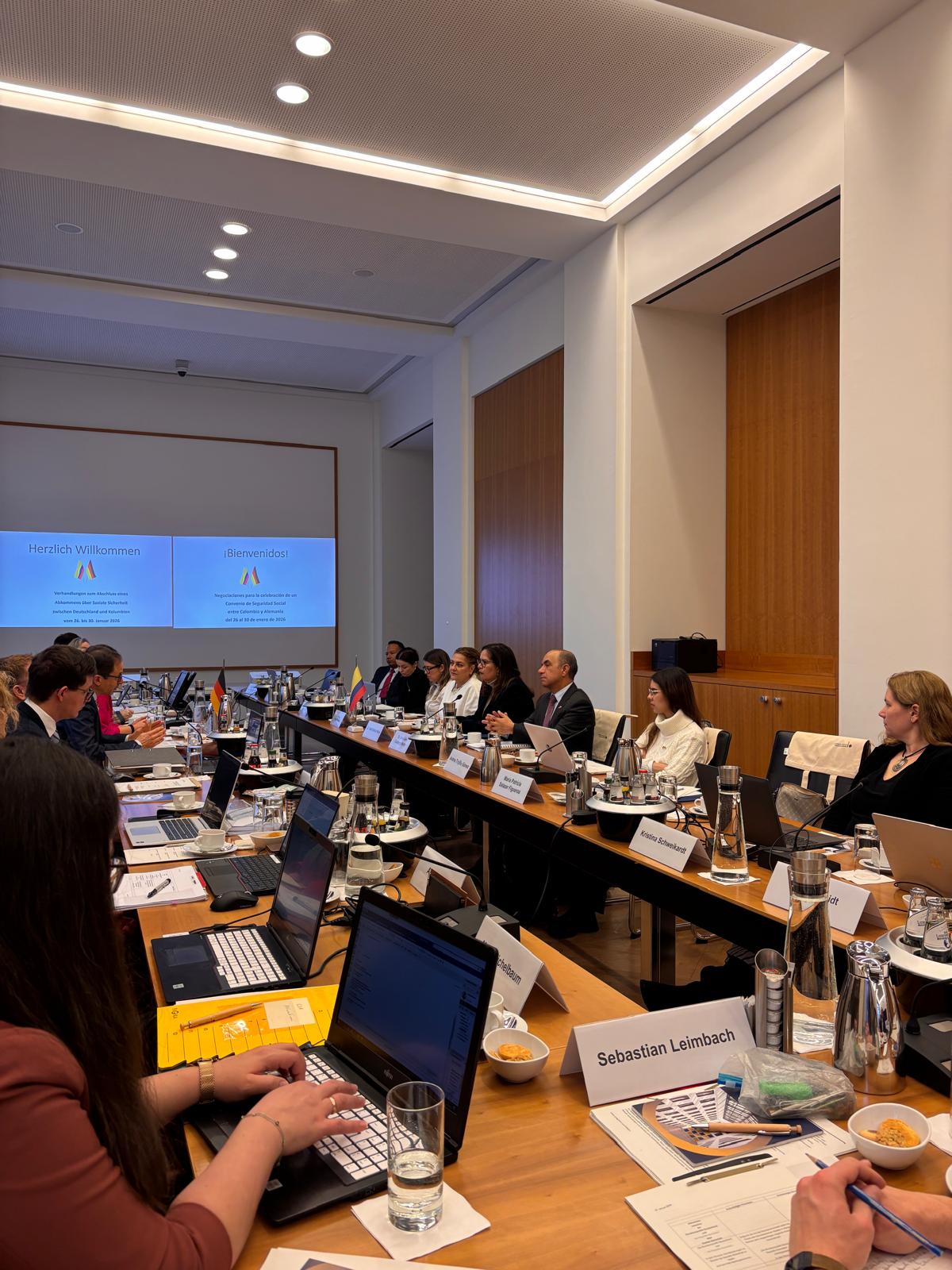 Alemania y Colombia avanzaron en las negociaciones para un Acuerdo Bilateral de Seguridad Social