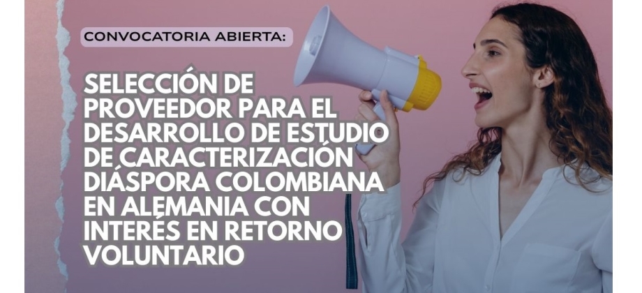 Proyecto de Caracterización de Población Colombiana en Situación de Vulnerabilidad en Alemania
