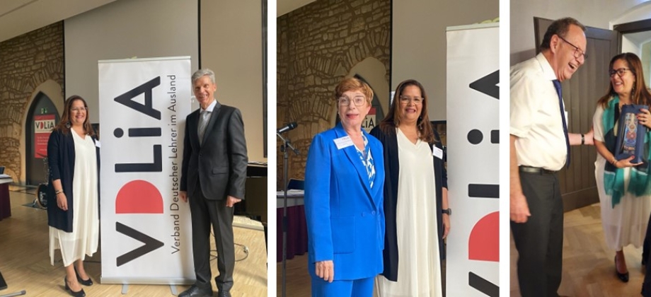 Embajadora de Colombia en Alemania, Yadir Salazar Mejía representó a Colombia en la Asamblea anual de la Asociación de profesores de alemán en el extranjero