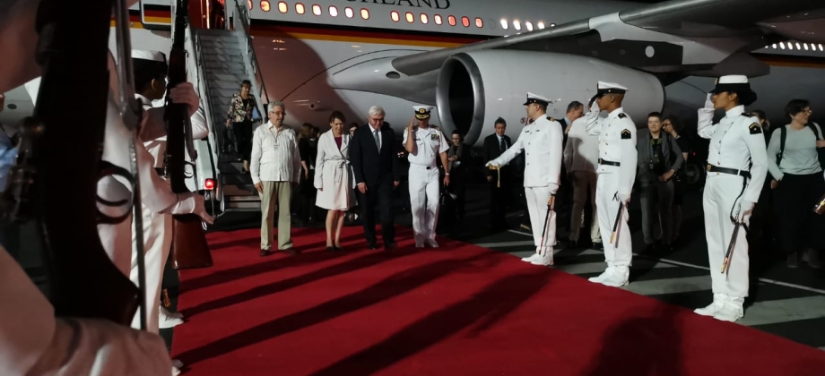 Con el propósito de apoyar el proceso de estabilización y convivencia pacífica y promover temas de biodiversidad, el Presidente de Alemania, Frank Walter Steinmeier, inicia visita oficial en Cartagena de Indias 