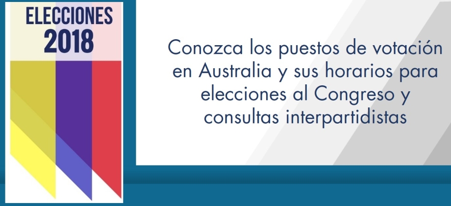 Conozca los puestos de votación en Australia y sus horarios