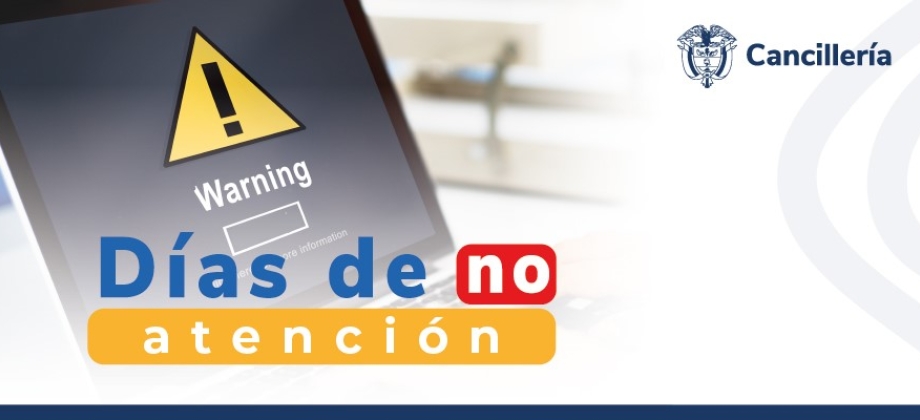 Misiones de Colombia en el exterior no tendrán atención al público este miércoles 1 de mayo de 2024