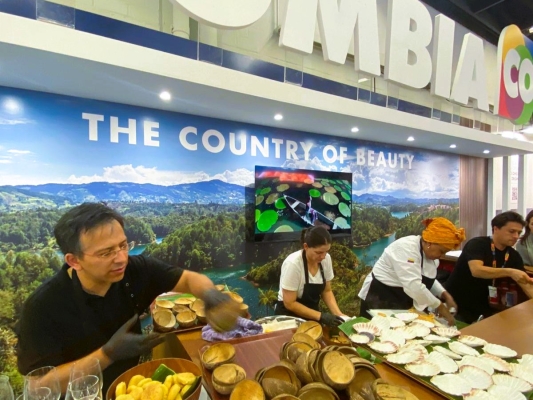 La nutritiva y saludable gastronomía del Pacífico colombiano estuvo presente en Anuga2023
