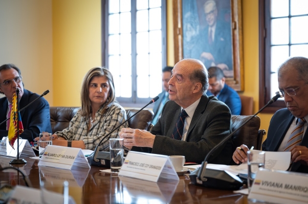 El Ministro de Relaciones Exteriores, Álvaro Leyva Durán, recibió a la Ministra Federal de Cooperación Económica y Desarrollo (BMZ), Svenja Schulze.