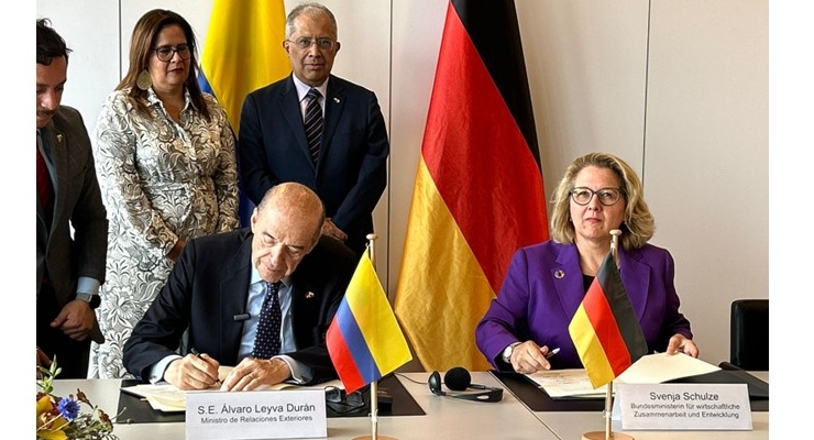 Canciller Leyva sella con Alemania la “Alianza por el clima y la transición energética justa”