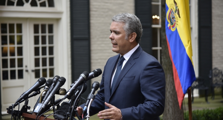 “Esto ha sido una gran oportunidad para el fortalecimiento de las relaciones bilaterales entre los Estados Unidos y Colombia”: Presidente Iván Duque