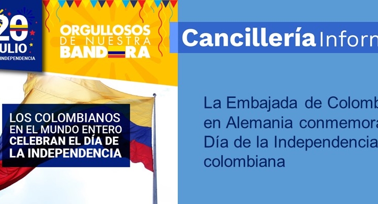 La Embajada de Colombia en Alemania conmemora el Día de la Independencia 
