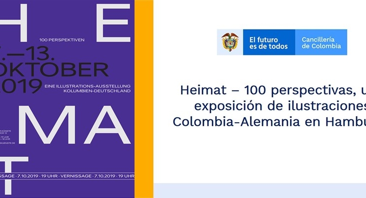 Heimat – 100 perspectivas, una exposición de ilustraciones Colombia-Alemania 