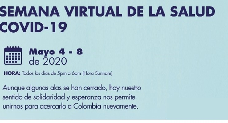 Embajada de Colombia en Trinidad y Tobago invitan a los connacionales que están en Surinam a participar Participe de la Semana Virtual 